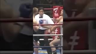 Right leg hospital Left leg cemetery CroCop kickboxing muaythai knockout [upl. by Ardnahc970]