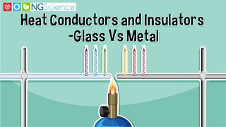 Heat Conductors and Insulators – Glass Vs Metal [upl. by Preuss]