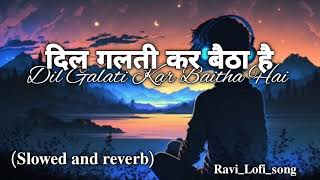 Dil Galti Kar Baitha Hai  Slowed and reverb Meet Bros Ft Jubin Nautiyal  Mouni Roy  Lofi song [upl. by Nyl627]