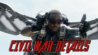 Anthony Mackie Slips Civil War Details [upl. by Loftus66]