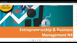 EBM N4 Entrepreneurship and Business Management N4 Business Plan module 5 [upl. by Flita]