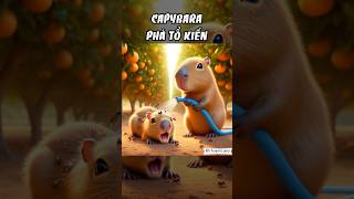 Capybara phá tổ kiến reviewphim chuyencuaai phimhoathinh capybara [upl. by Joacimah270]