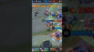 Best use of flicker with zilong mobilelegends moblieesports mlbb mobilelegendsbangbang [upl. by Repsihw]