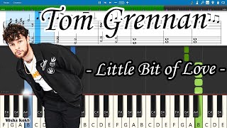 Tom Grennan  Little Bit of Love Piano Tutorial  Sheets  MIDI Synthesia [upl. by Edecrem1]