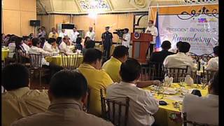 Commemoration Dinner in Honor of the 1st Death Anniversary of Jesse Robredo Speech 882013 [upl. by Comstock272]