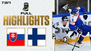 Slovakia vs Finland FULL HIGHLIGHTS  World Juniors 2024 [upl. by Nehemiah]