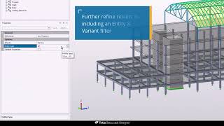 Review Any Property in Tekla Structural Designer [upl. by Standush]