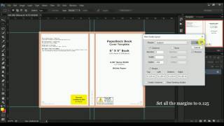 How To Use Createspace or kindle paperback Cover Template [upl. by Trautman]