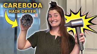 Careboda Magnetic Hair Dryer Review and Demo [upl. by Inittirb368]