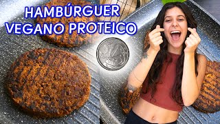 50 Centavos Hambúrguer VEGANO PROTEICO com 72g de PROTEÍNA 😱 [upl. by Schwarz]