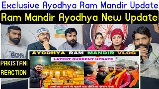 Reaction on Exclusive Ayodhya Ram Mandir Update  Ram Mandir Ayodhya New Update  Ayodhya Vlog [upl. by Pavlish]