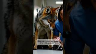 You Won’t Believe What This Coyote Did at a Hospital WildlifeMystery AnimalRescue Shorts [upl. by Oralie]