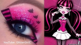 Monster Highs Draculaura Makeup Tutorial [upl. by Okiman]