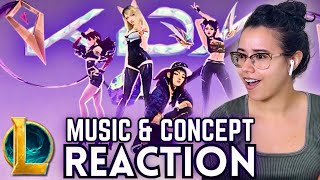 KDA  PopStars More Villain amp Ill Show You  First Time Reacting to League of Legends [upl. by Ahseinaj710]