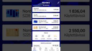 Näin tarkistat tilitapahtumasi mobiilipankissa  Nordea Pankki [upl. by Annaya]