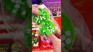 Packing School Lunch with HALLOWEEN Candy Food Satisfying Video ASMR 🍭🎃 shorts asmr [upl. by Finlay124]