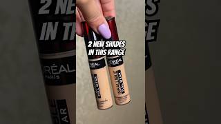 Difference in 2 New Shades of Loreal Paris Infallible Full Wear Concealer shorts colortheory [upl. by Handal]