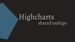 Highcharts  shared tooltips [upl. by Adohr]