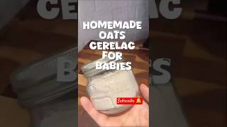 Homemade oats cerelac for Babies food recipe mom [upl. by Ateiram]