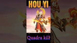 Honor of kings hou yi supreme marks men honorofkings hou yi quadrakill shortsvideo shorts [upl. by Angadresma489]