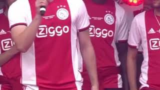 De Ligt Delivers A Powerful Speech About Putting Ajax Back On The Map In European Football [upl. by Solly141]