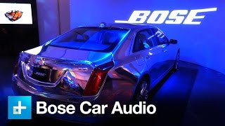 Bose engineers 4 tiers of car audio [upl. by Airreis374]