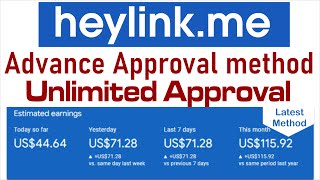 Heylinkme adsense approval  Unlimited AdSense Approval New Method heylink adsense adsensetips [upl. by Portuna]