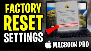 How to Reset MacBook Pro to Factory Settings 2024 [upl. by Orran267]