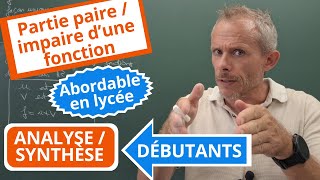 PARTIE PAIRE partie impaire dune fonction L1sup [upl. by Sherrer]