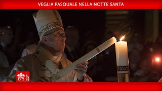 30 marzo 2024 Veglia Pasquale nella Notte Santa  Papa Francesco [upl. by Retxab]