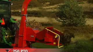 TP 250 PTO Wood Chipper from Linddana [upl. by Ahseele205]