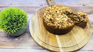 Healthy and Delicious No Sugar Walnut and Date Cake [upl. by Hterag]