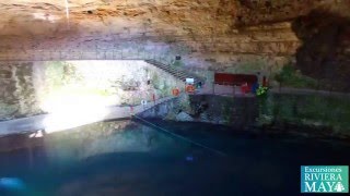 Excursiones Riviera Maya  Cenote Hubiku [upl. by Frazer]