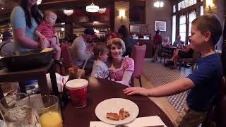 Trattoria al Forno Character Breakfast  Our first Disney video from 2018 [upl. by Hagar]