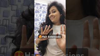 Hair Extensions 😍 song hindisong bollywood hairstyle shorts [upl. by Lingwood]