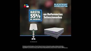 Sorprende tus sentidos con los miles de productos y ahorros increíbles en el Blackfriday Homecenter [upl. by Aikit871]