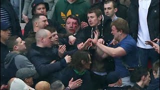 15 Millwall Hooligans Attack 8 Thousand Arsenal Fans [upl. by Tamberg]