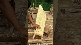 Wooden Kayak bushcraft [upl. by Gerk]