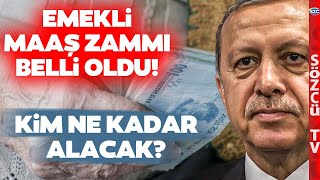 SSK ve BağKur Emekli Maaş Zammı Netleşti Kim Ne Kadar Maaş Alacak [upl. by Angadreme962]