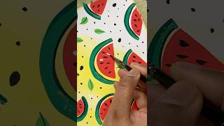 Paint Watermelon Vibes in JUST 30 Minutes with Gouache [upl. by Celik]