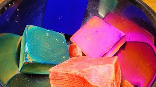 Dyed Gymchalk Blocks • Heavymetalasmr [upl. by Squier]