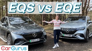 Mercedes EQS SUV vs EQE SUV Best of the Benz [upl. by Olegnaid971]