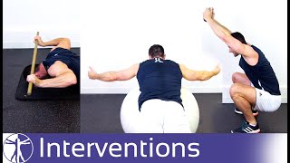 Thoracic Spine Extension Strengthening Exercises [upl. by Nesrac450]