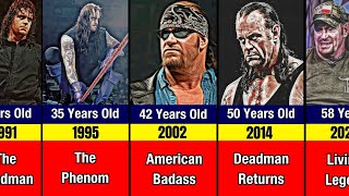 Evolution of The Undertaker 1987 to 2023  Undertaker Career Highlights from Debut to Hall of Famer [upl. by Wootten464]