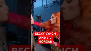 Becky Lynch and Liv Morgan beckylynch livmorgan wwe wweraw smackdown [upl. by Nnomae619]