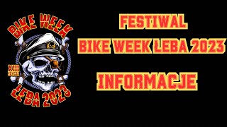 Informacje  Festiwal Bike Week Łeba 2023 [upl. by Harv]