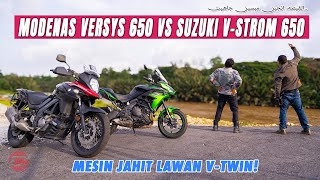 2023 MODENAS VERSYS 650 vs SUZUKI VSTROM 650  KLKTN SAPE KALAH PAYUNG SATA [upl. by Assilat365]