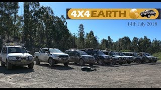 4wd Earth Wallaroo State Forest run 14th July 2018  full edit [upl. by Enailil]