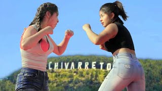 Boxeo Femenino en CHIVARRETO  Hermosas pero Peligrosas [upl. by Allianora]