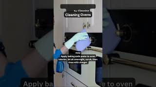 Deep Clean Your Oven with Baking Soda and Vinegar [upl. by Eedia680]